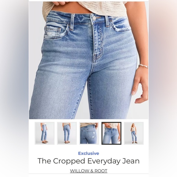 Buckle Willow & Root High Rise Cropped Stretch Jeans - Picture 5 of 16